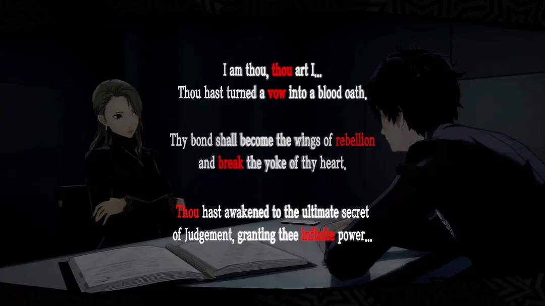 I am thou, thou art I... Thou hast awakened to the ultimate secret of judgement